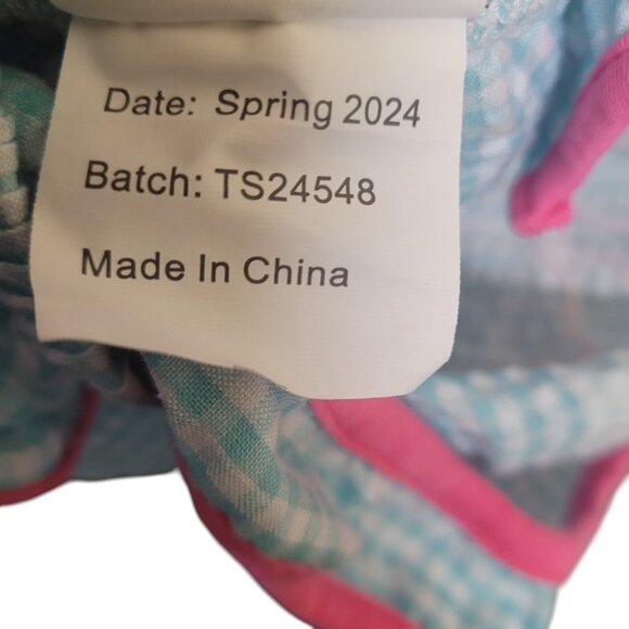 Three Sisters Baby Size 6 Mo Flamingo Bubble Ruffle Butt Bubble Girls Summer - Picture 12 of 14